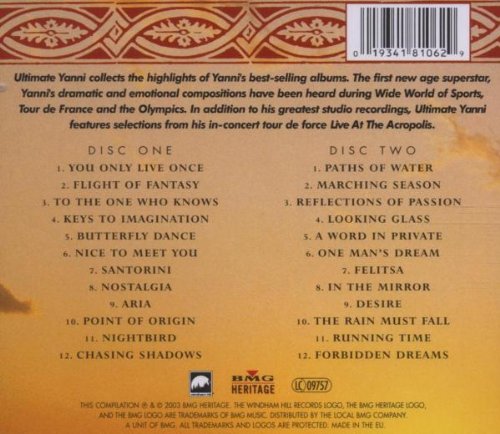 Ultimate Yanni, Audio-CD