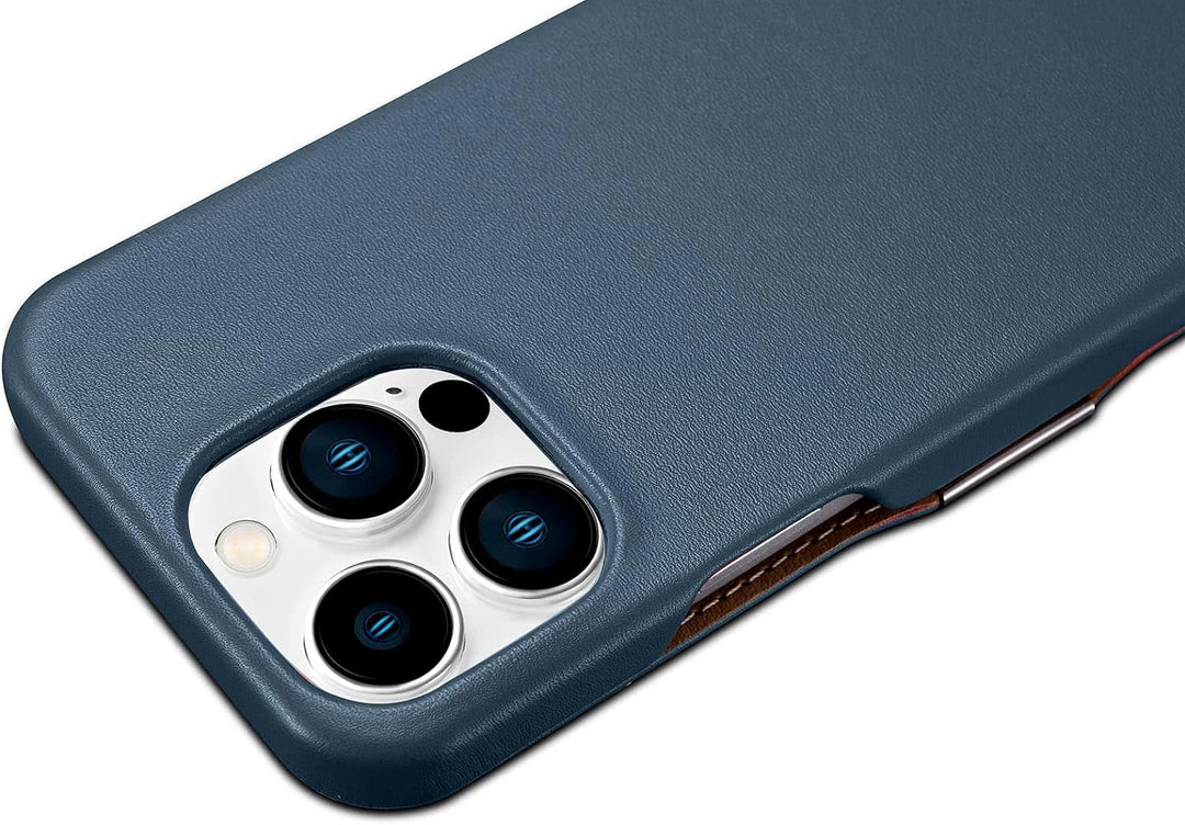 Mobiskin Hülle kompatibel mit Apple iPhone 13 PRO MAX (6,7 Zoll), Handyhülle mit echtem Leder, Case,