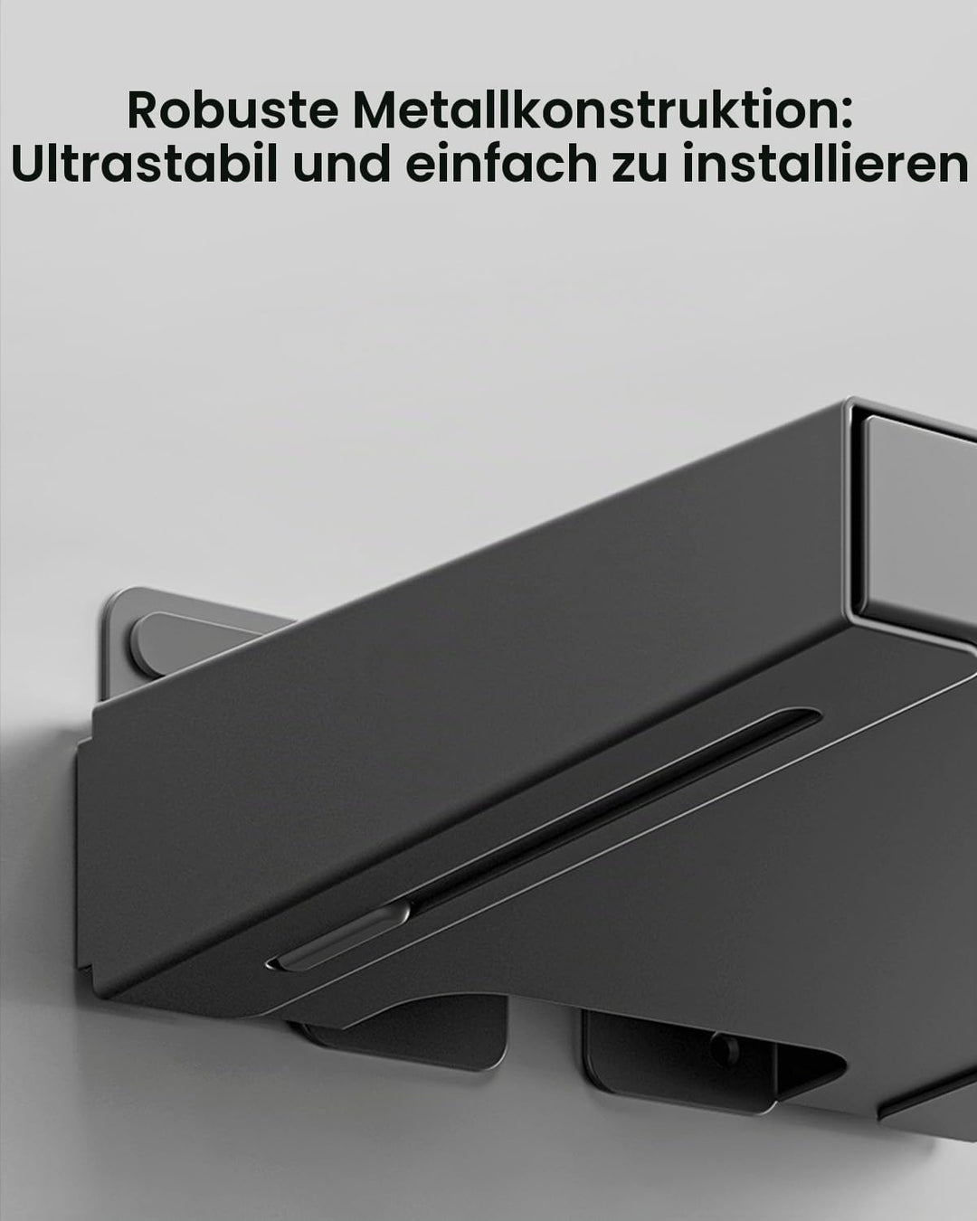JmGO Projektor Wandhalterung mit Kabelmanagement und Aufbewahrungsbox, 2-in-1 Wandhalter für N3 Ulti