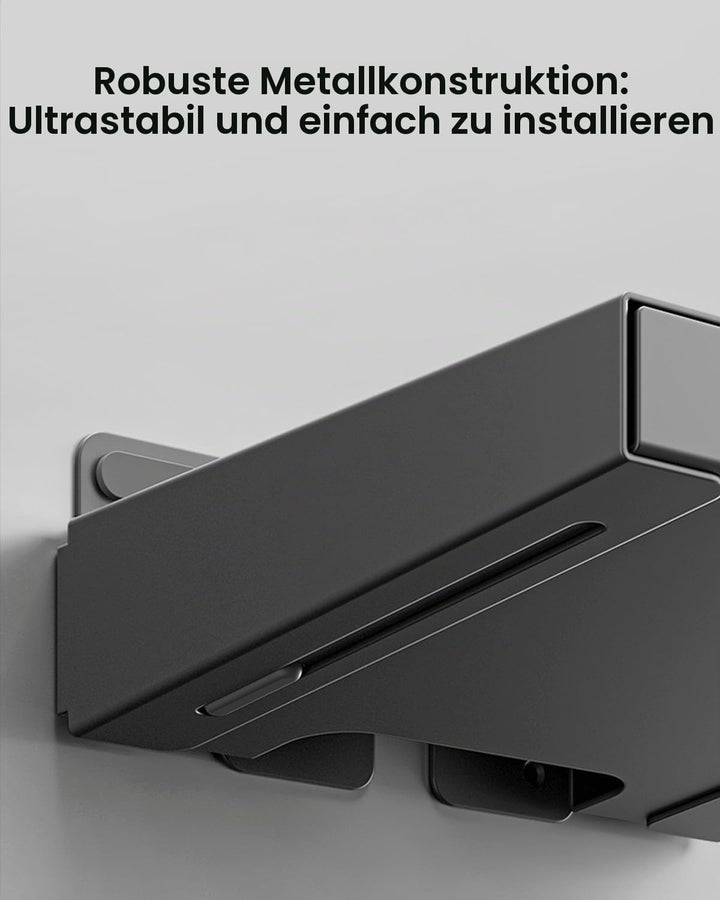 JmGO Projektor Wandhalterung mit Kabelmanagement und Aufbewahrungsbox, 2-in-1 Wandhalter für N3 Ulti