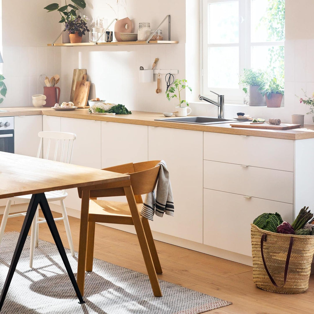 hansgrohe Niederdruck Küchenarmatur Zesis M33, Wasserhahn Küche mit Auslauf Höhe 150 mm, für offene