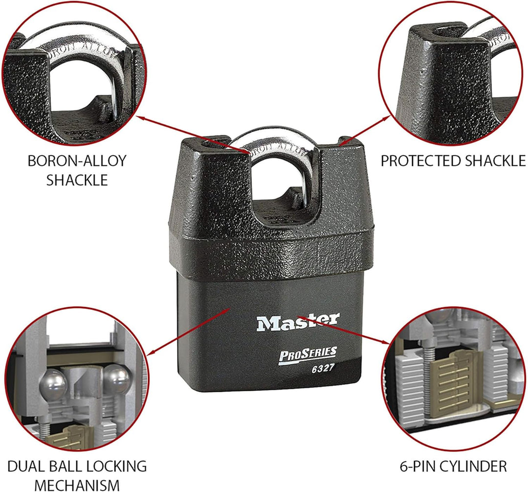 MASTER LOCK Hochsicherheits Wetterfest Padlock [Geschlossen Bügel] [Schlüssel] [Aussenbereiche] [CEN