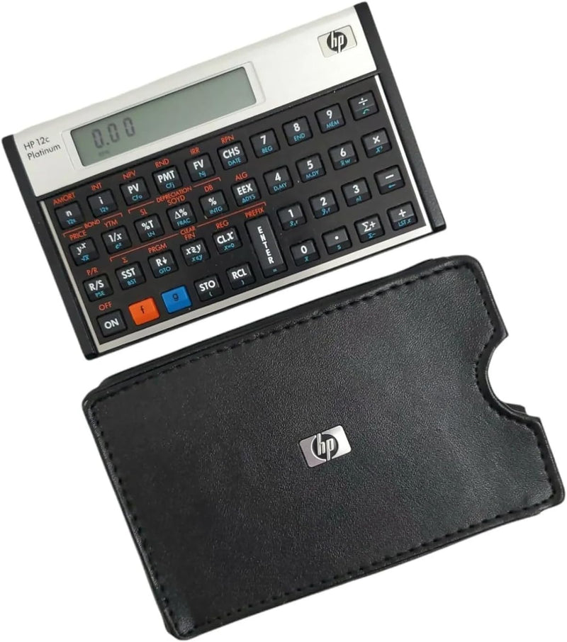 Hewlett Packard HP12C Finanzmathematischer Taschenrechner UPN algebraisch programmierbar Platin