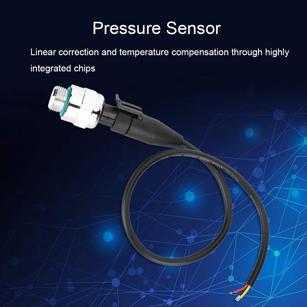 HTP Drucksensor, 0-1MPA G3/8 5V 3.3V Transmitter Druckwandler für Frequenzumwandlung Wasserpumpe