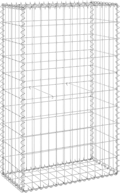 Tidyard Gabionenwand mit Abdeckung Gabione Steingabionen Steinkorb Gabionen Wand Drahtkorb Draht Mau