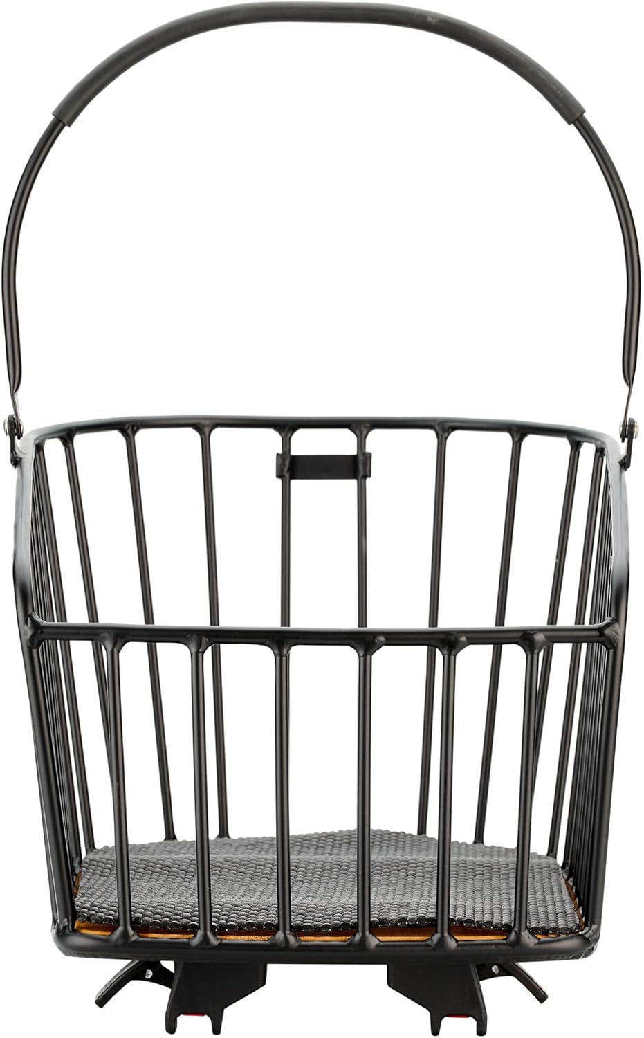 KLICKfix Unisex – Erwachsene Hinterradkorb-2128019620 Hinterradkorb, schwarz, 42x28x25cm