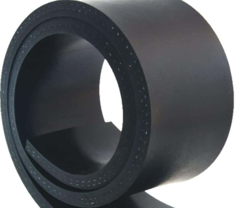 Gummistreifen mit Gewebe Gummi-Matte-Platte Vollgummi Schürfleiste Hartgummi 100mm breit 10mm dick 1