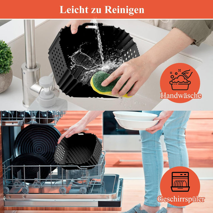 Heissluftfritteuse Zubehör Airfryer Zubehör für Ninja Foodi SL400EU AF400EU AF300EU, Air Fryer Acces