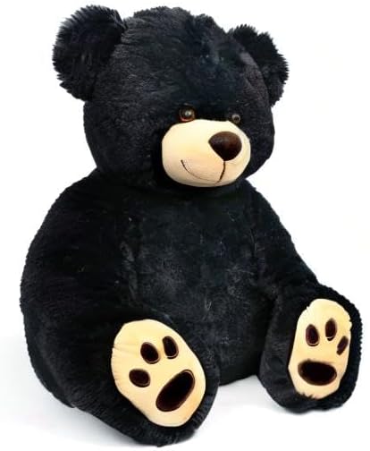 LotFancy Teddybär Kuscheltier 50cm, Plüschtier Stofftier Teddy, Süsses Geschenk für Kinder Mädchen F