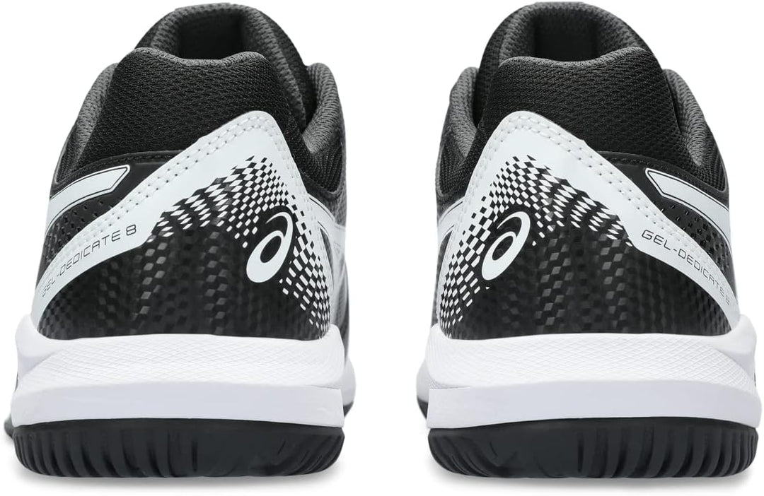ASICS Herren Gel-Dedicate 8 Padel Sneaker 40 EU Schwarz Weiss, 40 EU Schwarz Wei&#xDF;