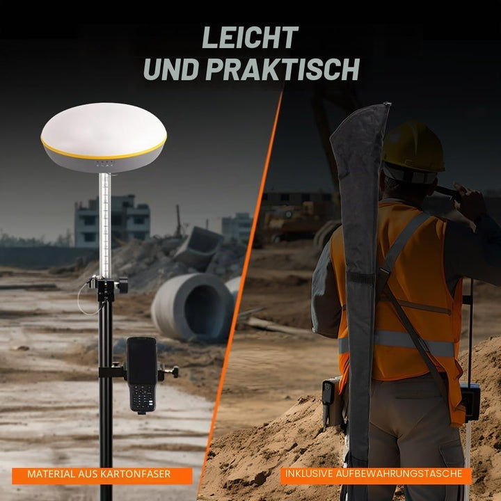 Kohlefaser-GPS-Stange, GPS-Stangen für Landvermessung & Engineering GPS/GNSS Zubehör und Instrumente