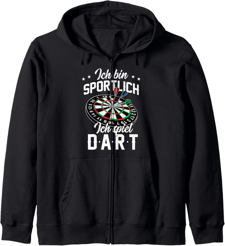 Dart Lustig Herren Männer Darter Darts Dartspieler Dart Kapuzenjacke