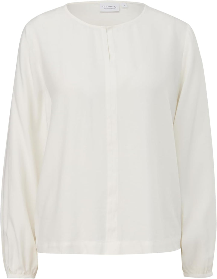 Comma Damen Bluse 34 0120 Weiss, 34 0120 Wei&#xDF;
