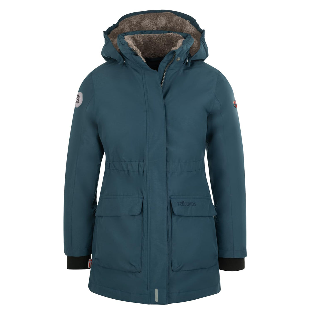 Trollkids Mädchen ALESUND Daunenmantel 92 Mystic Blue, 92 Mystic Blue