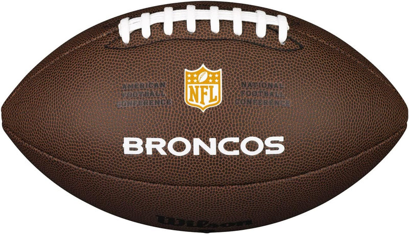 Wilson American Football MINI NFL TEAM SOFT TOUCH, Soft Touch-Mischleder OFFICIAL Denver Broncos, OF