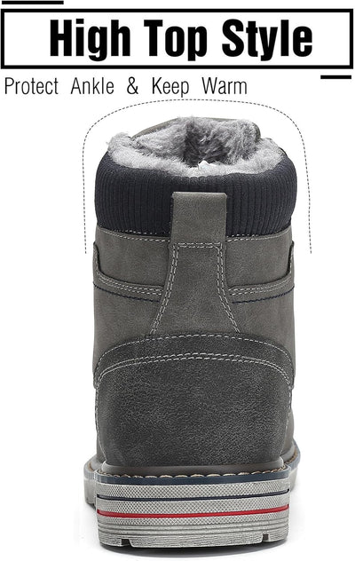 Mishansha Winterschuhe Herren Stiefel Warm Gefüttert Winterstiefel Damen Wasserdicht Outdoor Schnees