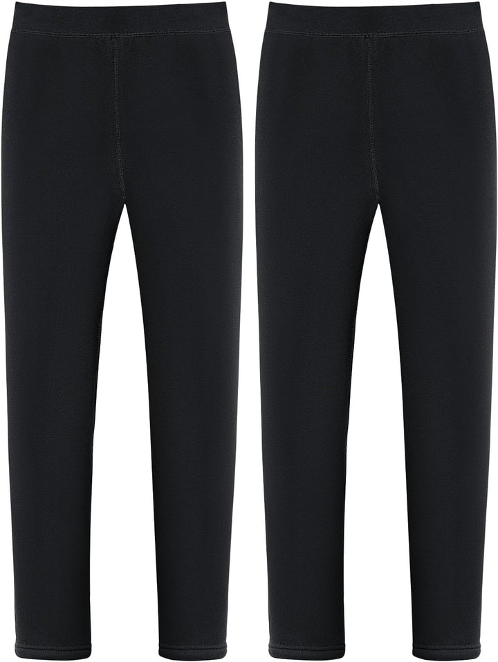 Soudittur Thermo Leggings Mädchen Dicke Gefütterte Thermo Leggings Winter Baumwolle Warm Thermohosen