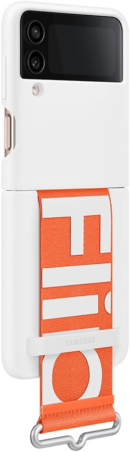 Samsung Silicone Cover mit Strap EF-GF721 für das Galaxy Z Flip4 | Smartphone Cover, Handy-Hülle, Si