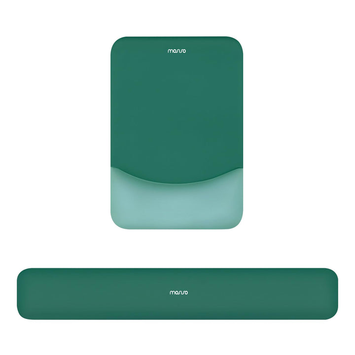 MOSISO Handgelenkstütze für Mauspad&Tastatur Set, Rechteckig Ergonomisch Mauspad Rutschfest Basis Ho