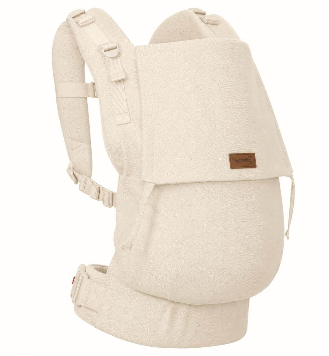 Hoppediz Buckle Toddler Preschooler Kleinkindtrage, Vanilla | Ergonomische Vollschnallentrage mit ge