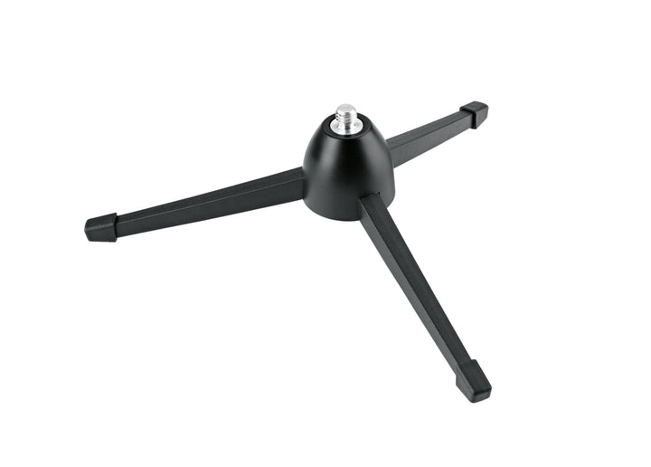 K&M 23105 Tischstativ Schwarz - Mikrofonhandgriff mit 7 cm Höhe - 3/8“ Gewindeanschluss, sehr leicht
