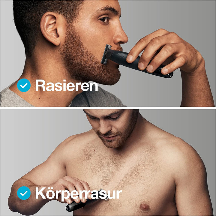 Braun Series X All-in-One Barttrimmer / Bodygroomer / Elektrorasierer Herren / Haarschneidemaschine,