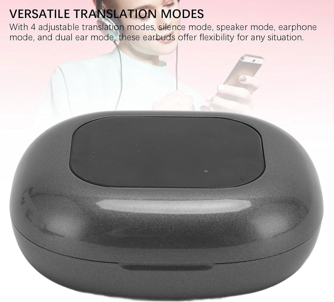 Q16 Pro Bluetooth -Übersetzer -Ohrhörer, Echtzeit -Online -Sprachübersetzungskrachhone, Rauschunterd