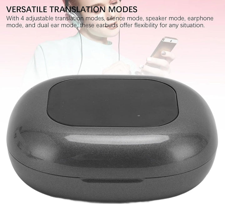 Q16 Pro Bluetooth -Übersetzer -Ohrhörer, Echtzeit -Online -Sprachübersetzungskrachhone, Rauschunterd