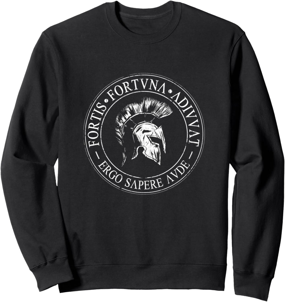 Fortis Fortuna Adiuvat Ergo Sapere Aude Latein Sprichwort Sweatshirt