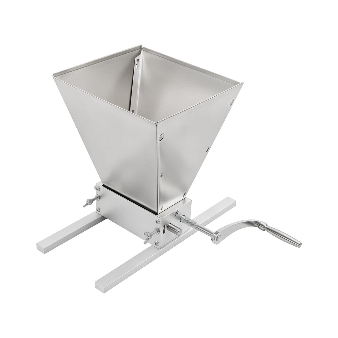Getreidemühle Manuell, 4L Getreidequetsche, Einstellbarer Walzenabstand | Edelstahl Haferquetsche, G