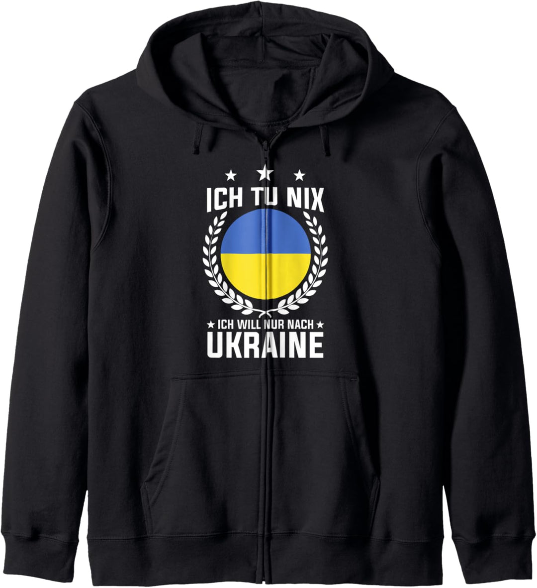 Ukrainer Ukrainisch Ukraine Ukrainische Flagge Kapuzenjacke
