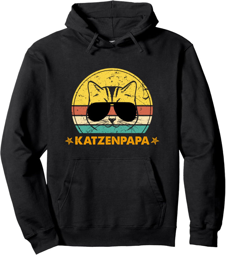 Cat Dad Katzen Papa Katzenpapi Katzenpapa Pullover Hoodie