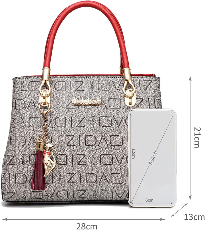 NICOLE & DORIS Elegante Handtasche Mode Schultertaschen Designer Frauen Umhängetasche Shopper Tote T