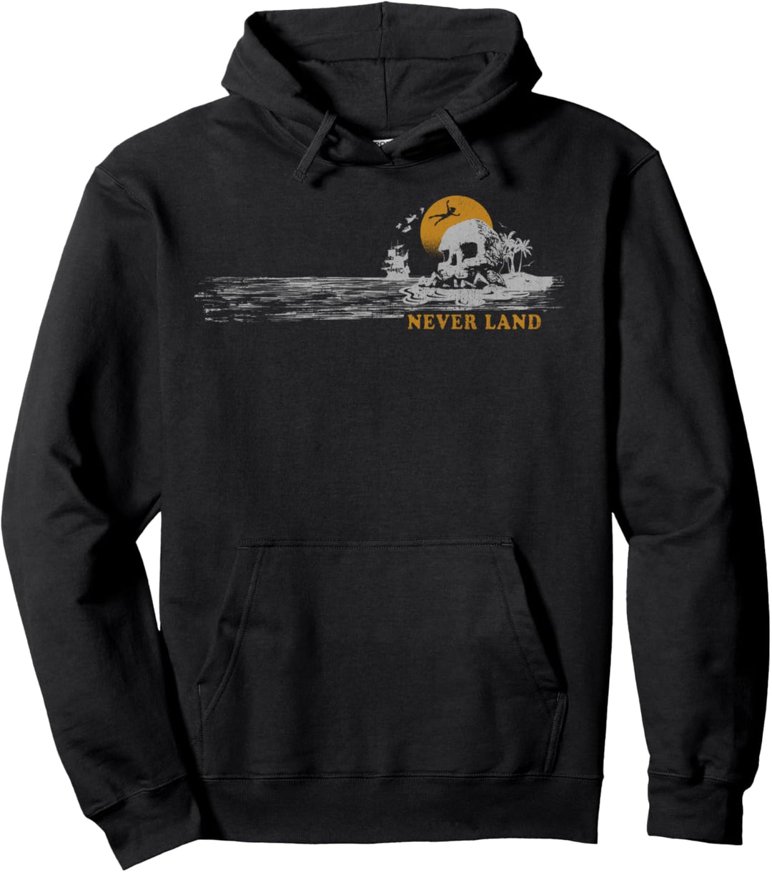 Disney Peter Pan Skull Rock Never Land Sunset Pullover Hoodie