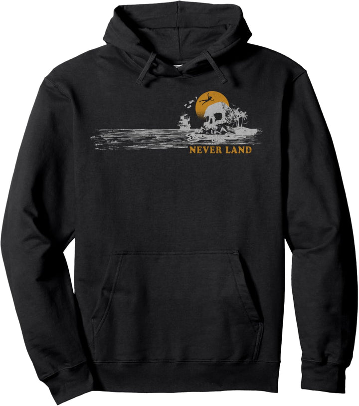 Disney Peter Pan Skull Rock Never Land Sunset Pullover Hoodie