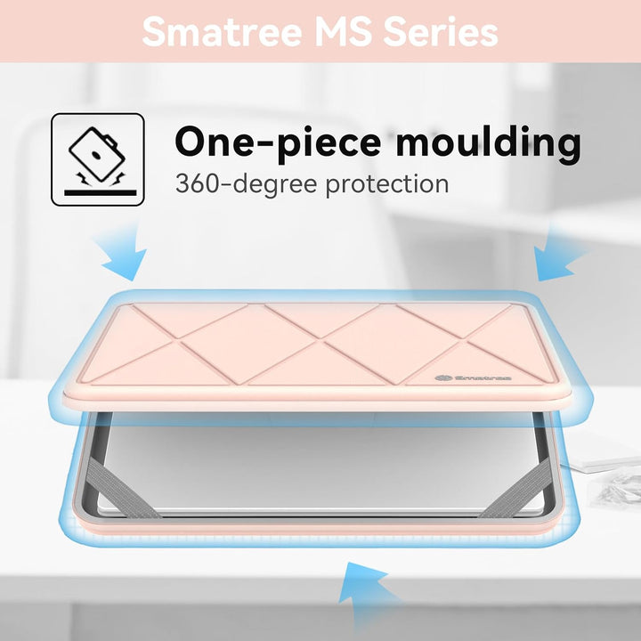 Smatree MS52T Laptop Hartschalenhülle aus Eva mit Laptopständer, für 13,5 Zoll Microsoft Surface 6/5