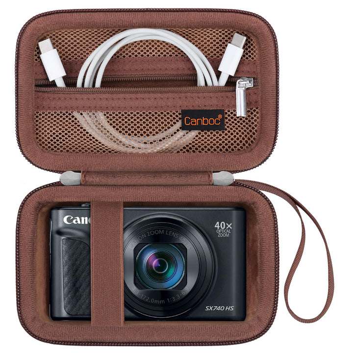 Canboc Tragetasche für Canon PowerShot SX740/ SX730/ SX720/ SX620/ G7X Mark III/Mark II Digitalkamer