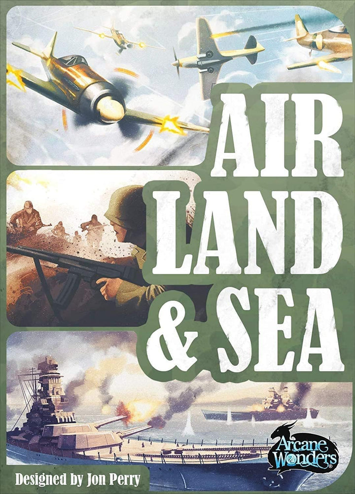 Arcane Wonders , Air Land & Sea: Revised Edition, Card Game, Ages 14+, 2 Players, 20 Minutes Playing