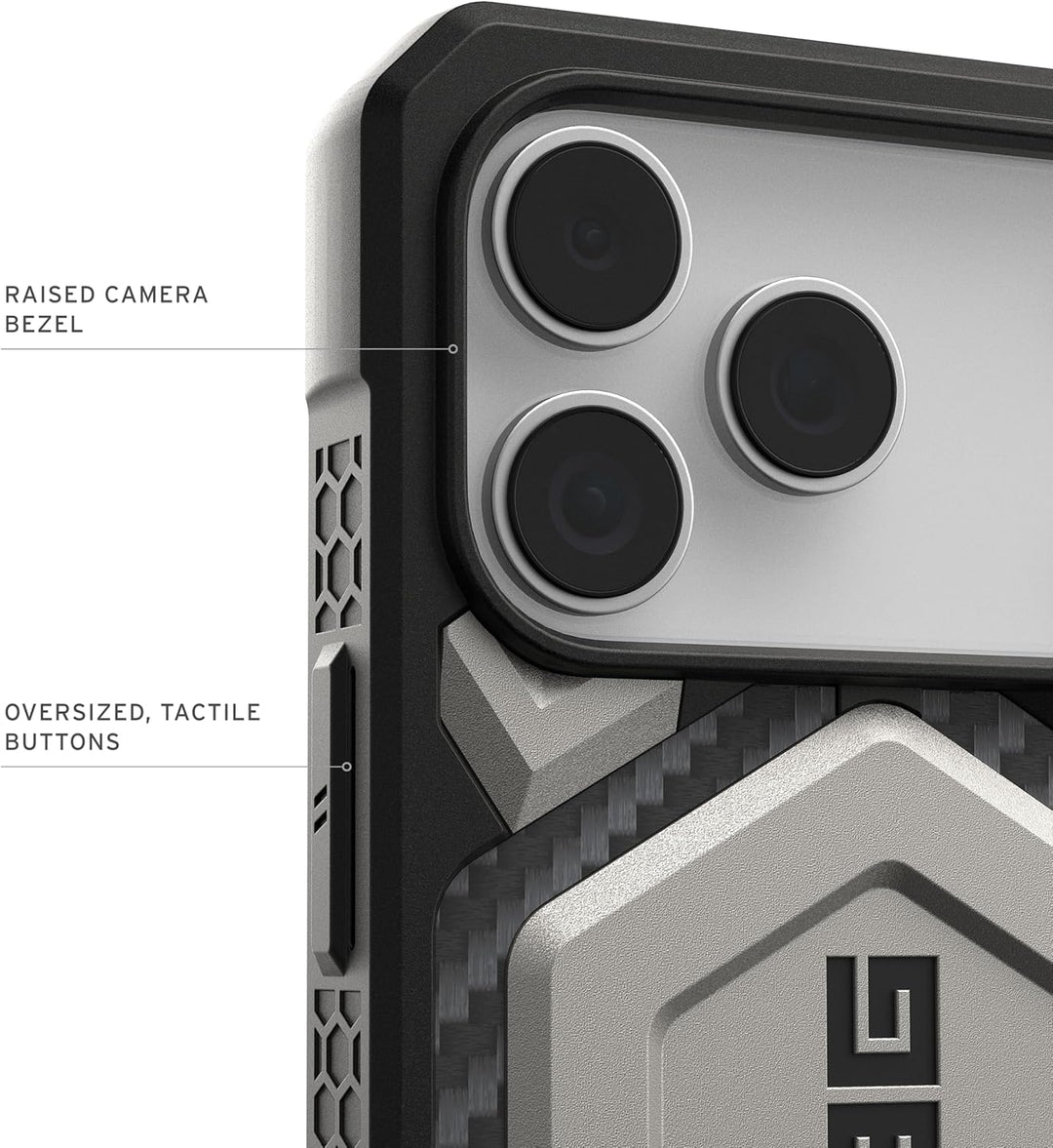 URBAN ARMOR GEAR Monarch Pro Case kompatibel mit Apple iPhone 17 Pro Max Hülle (Wireless Charging/Ma