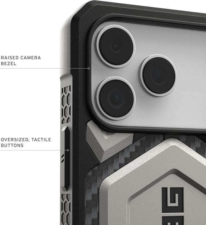 URBAN ARMOR GEAR Monarch Pro Case kompatibel mit Apple iPhone 17 Pro Max Hülle (Wireless Charging/Ma
