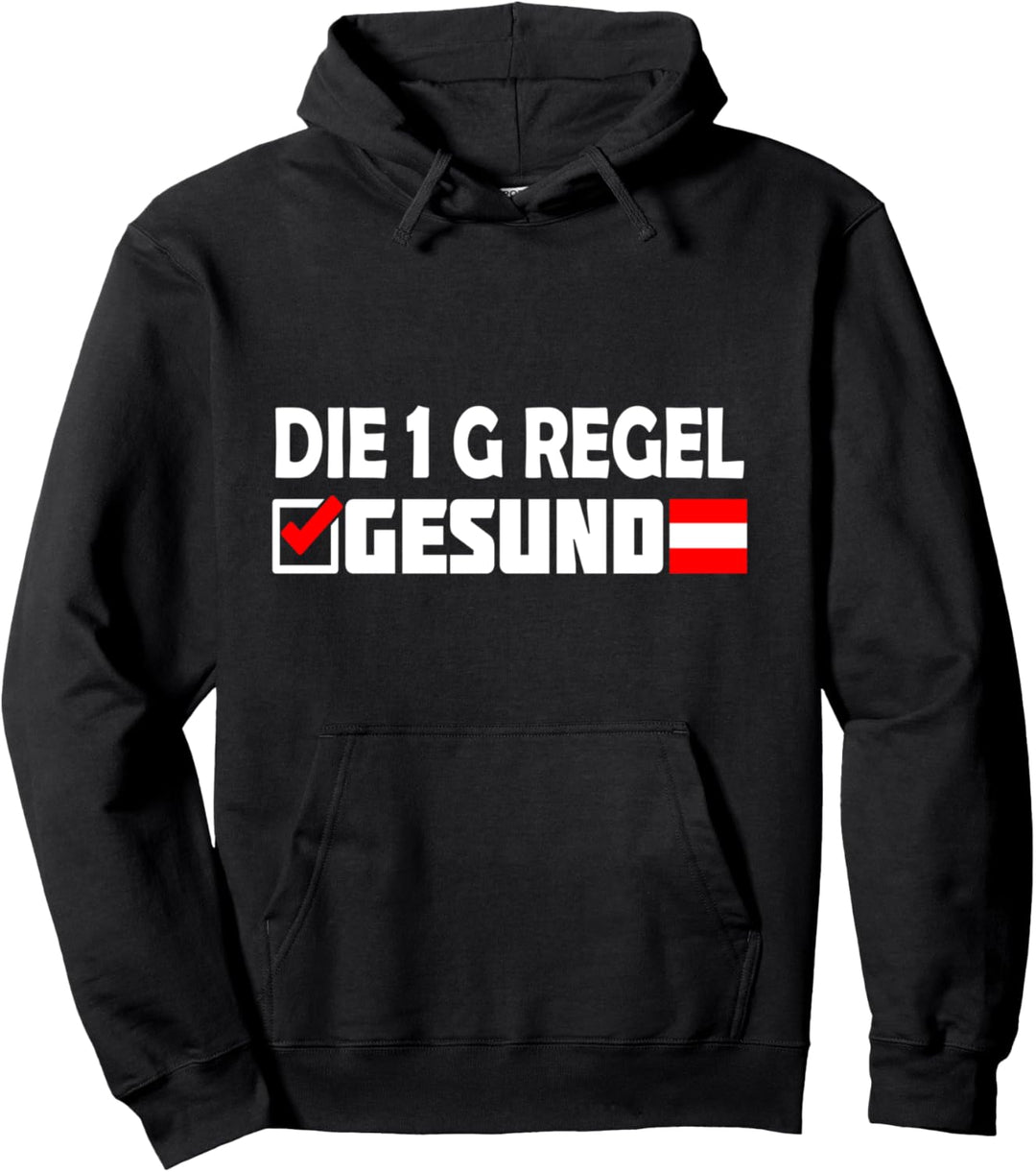 Die 1 G Regel GESUND 3 G Pullover Hoodie