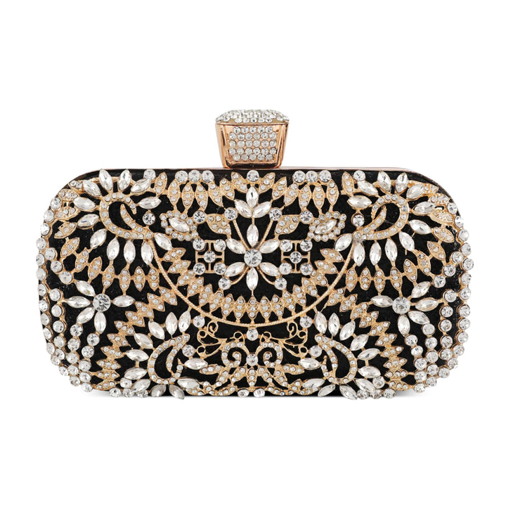 DIRRONA Strass Damen Handtasche Elegante Hochzeits Braut Clutch Bag Exquisite Kettentasche Glitzer P