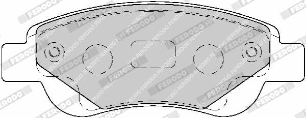 Ferodo FDB1790 PREMIER Bremsbelagsatz, Scheibenbremse - (4-teilig) - (4 Stück)