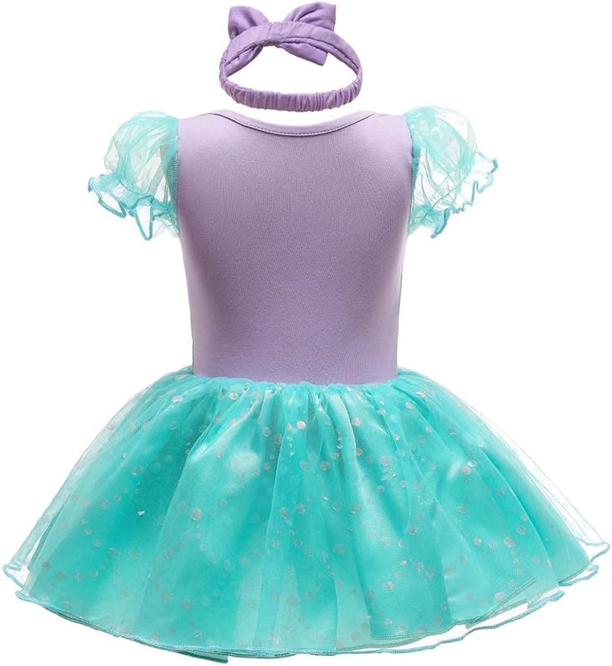 Lito Angels Minnie Mouse Kleid mit Stirnband für Baby Mädchen, Strampler Kostüm Verkleidung, Grösse