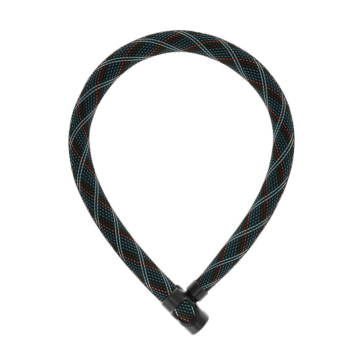 ABUS Kettenschloss IVERA Chain 7210 – Fahrradschloss mit hochflexibler IvyTex-Kunstfaserummantelung