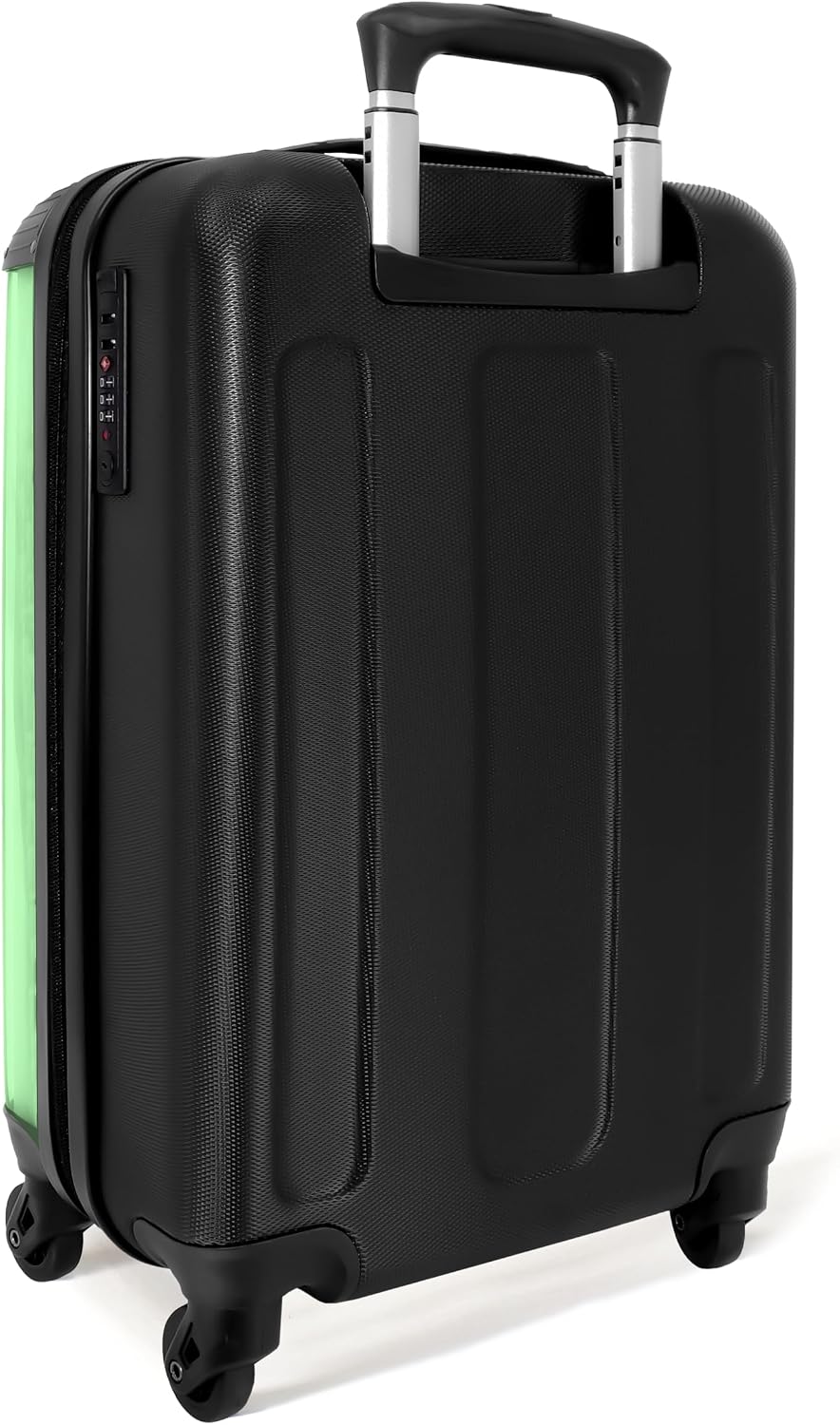 NoBoringSuitcases.com® Koffer Handgepäck Trolley Rollkoffer Kleine Reisekoffer mit 4 Rollen - Papage
