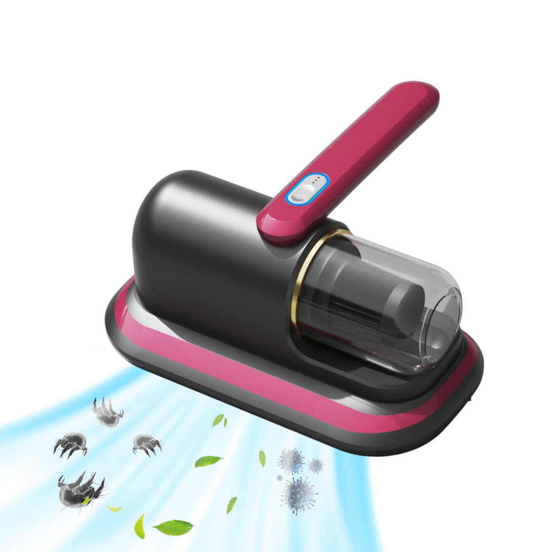 Bewinner Matratzen Staubsauger mit UV-Licht, 12 KPa Saugleistung, kabelloser Staubmilben-Entferner m