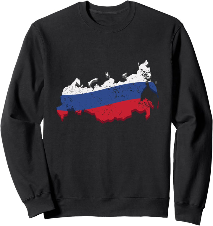 Russische Flagge für Russlanddeutsche und Russen Sweatshirt