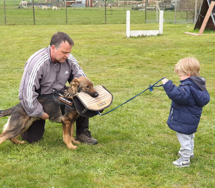 Dingo Gear Beisskissen aus Jute Keilform Gizmo Ausbildung IGP IPO K9 Hundetraining S00516 Jute Gross