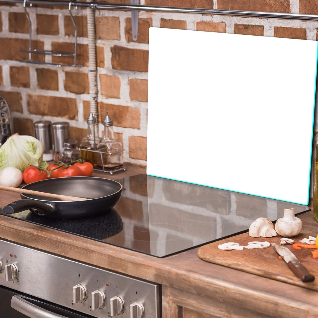 TMK ArtDeko Herdabdeckplatte 1 Teilig 60x52 cm - Spritzschutz Herdabdeckung – Herdschutz aus Sicherh